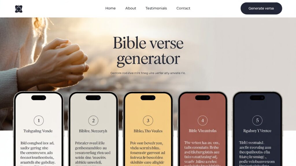 Random Bible Verse Generator
