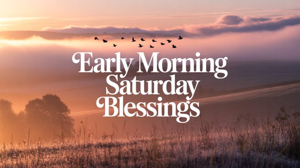 Saturday Blessings & Quotes