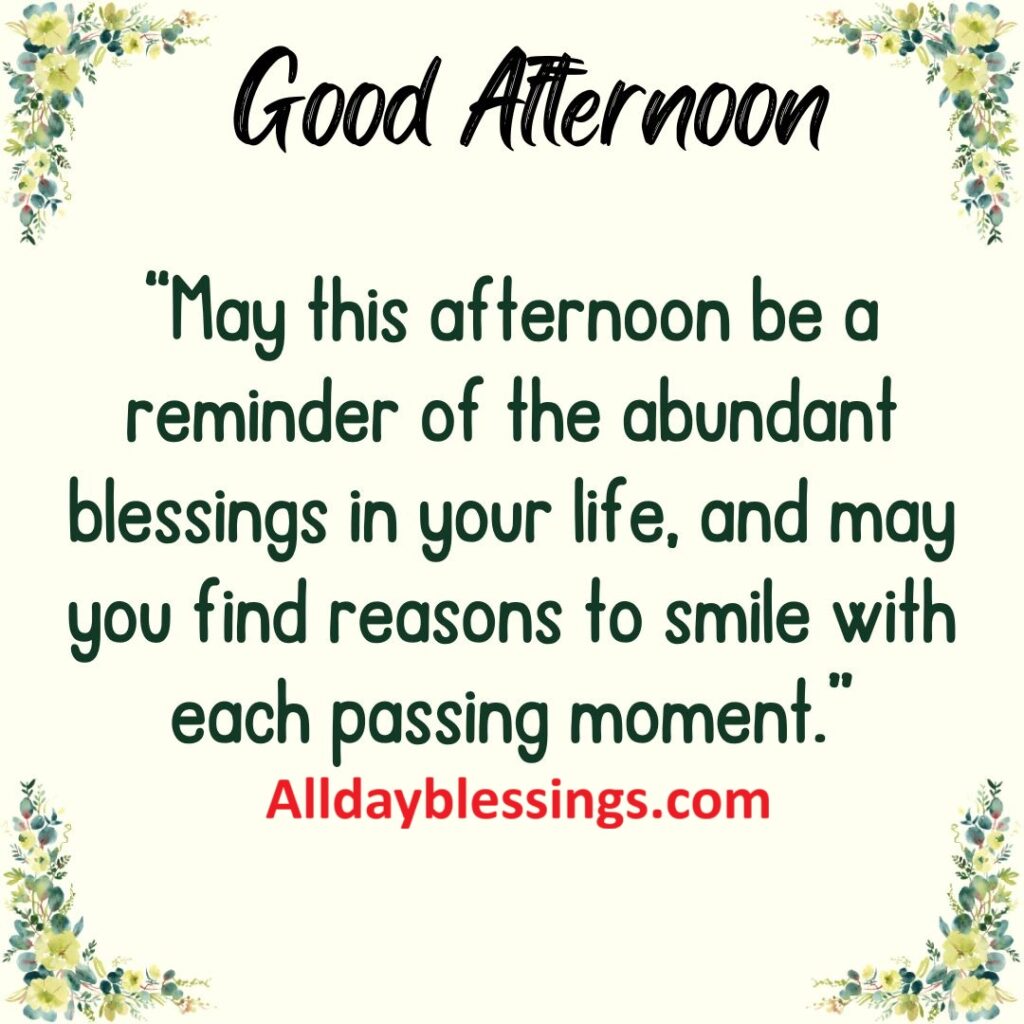 300+ Good Afternoon Blessings and Prayers – Alldayblessings (2025)