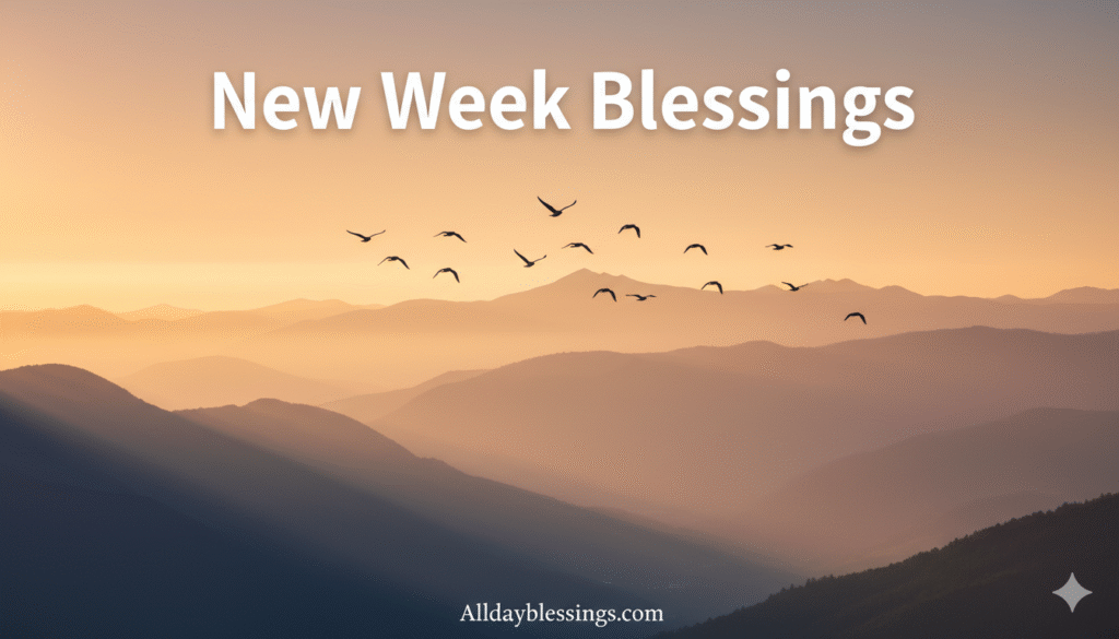 100+ Inspirational New Week Blessings 2025-2026