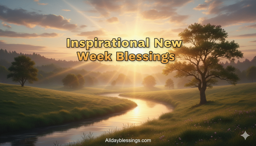 100+ Inspirational New Week Blessings 2025-2026