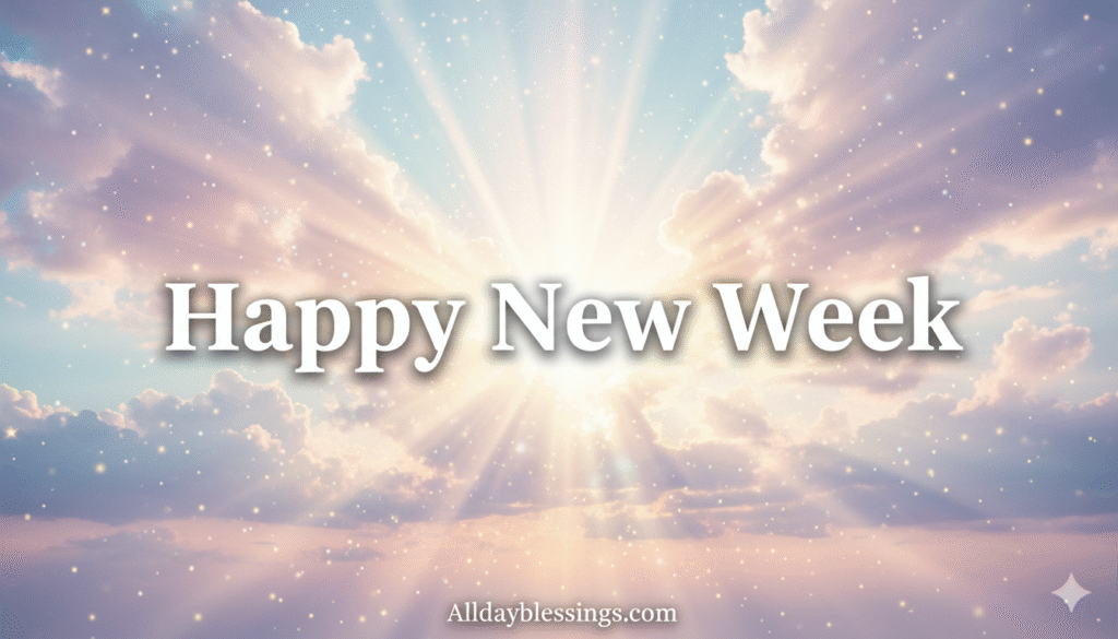 100+ Inspirational New Week Blessings 2025-2026