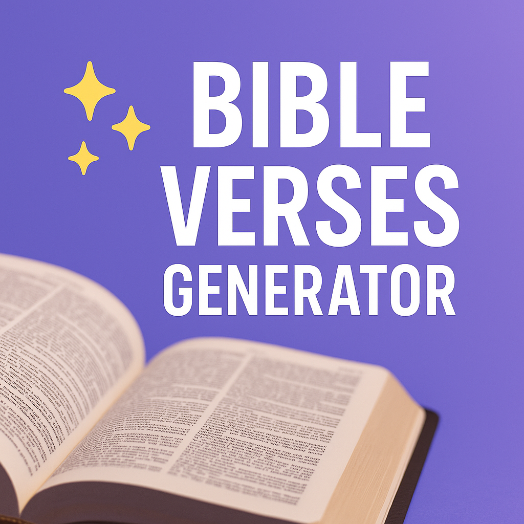 random Bible verse generator