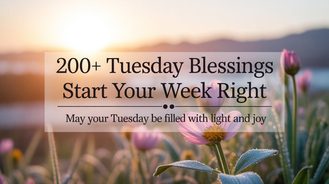 200+ Tuesday Blessings, Prayers, Morning & Happy Quotes