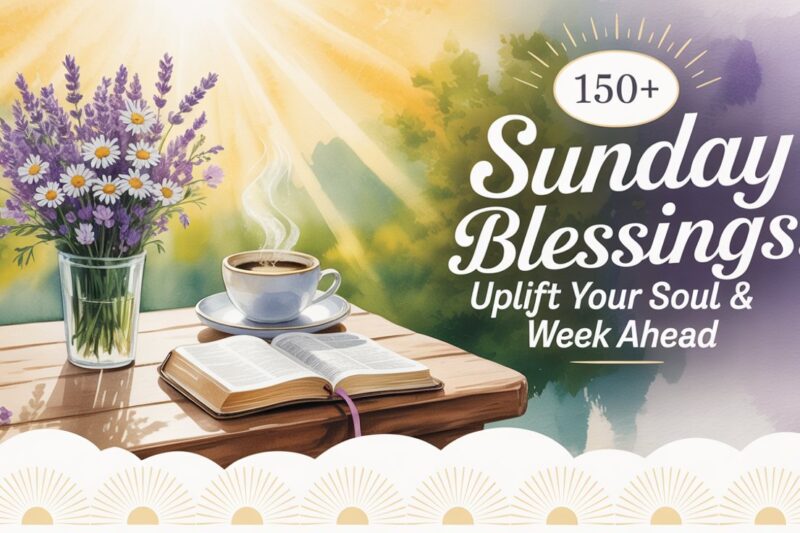 150+ Sunday Blessings that Uplift Your Soul & Week Ahead