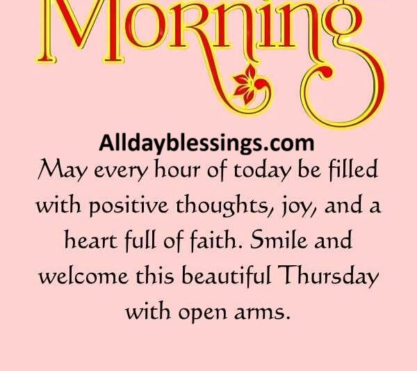 300+ Happy & Positive Thursday Morning Greetings