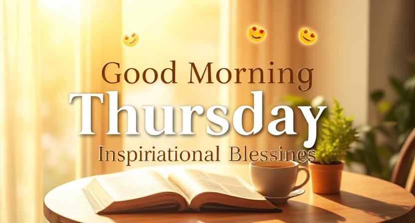 good morning thursday inspirational blessings