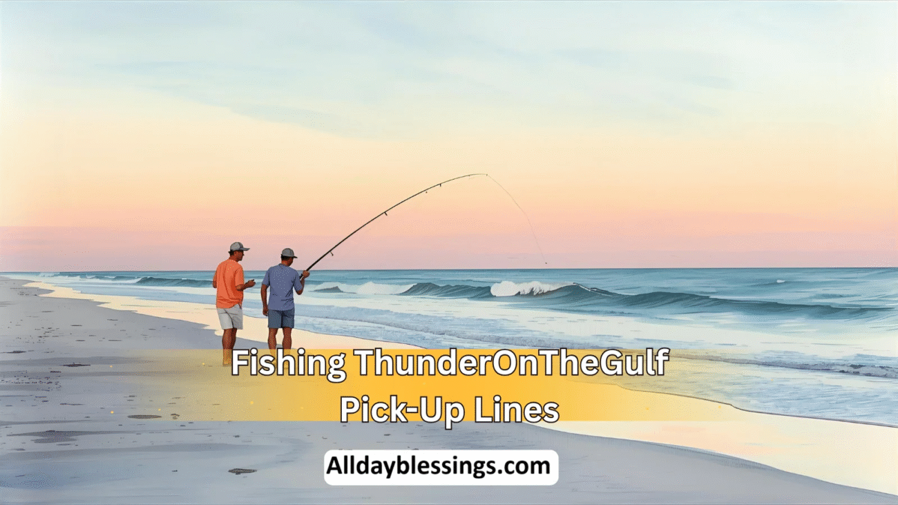 850+ Fishing ThunderOnTheGulf Pick-Up Lines 2025-2026