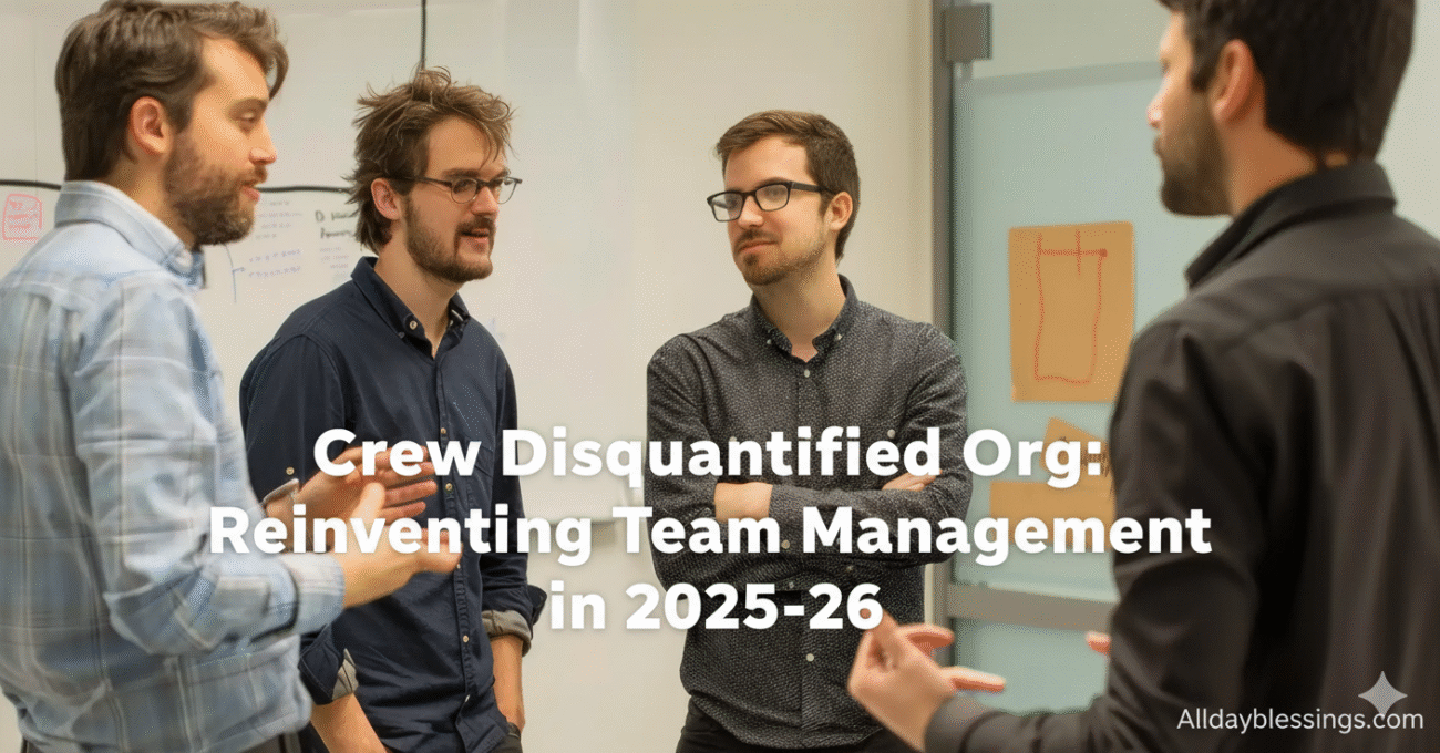 Crew Disquantified Org: Reinventing Team Management in 2025-26