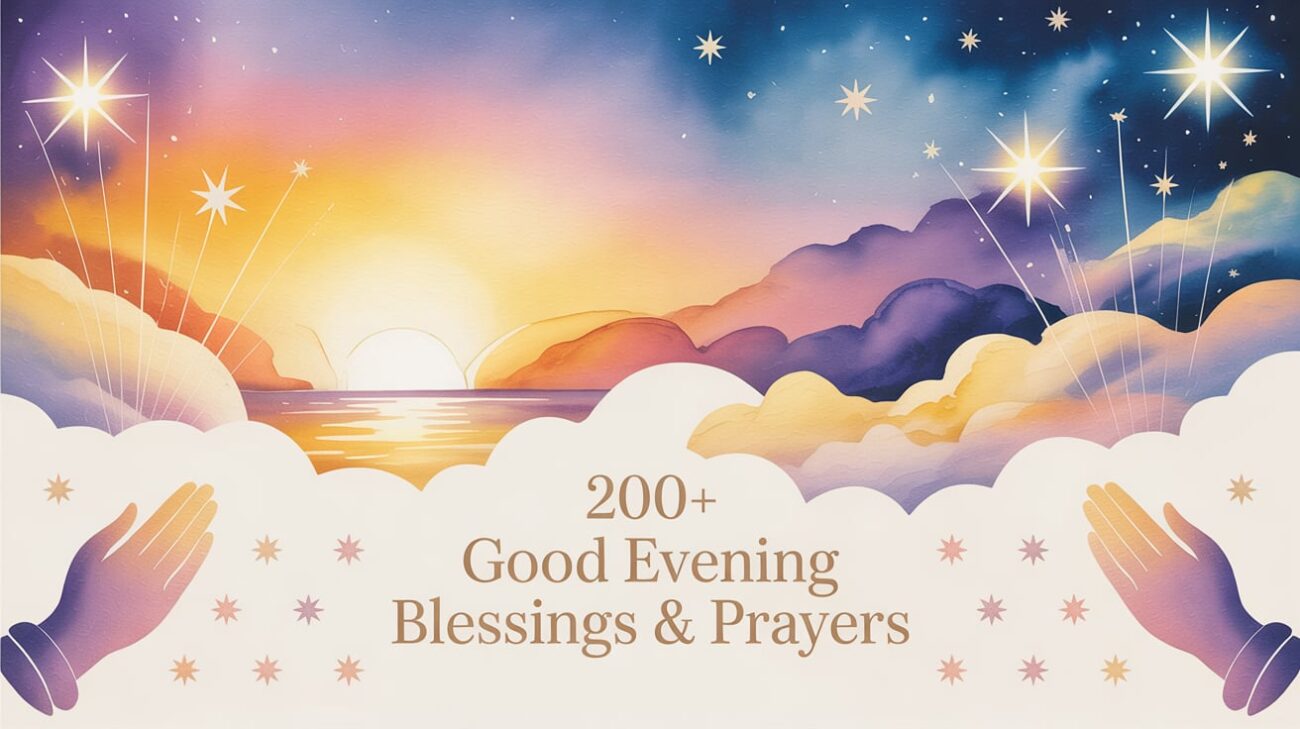 Good Evening Blessings and Prayers: 200+ Messages to Share