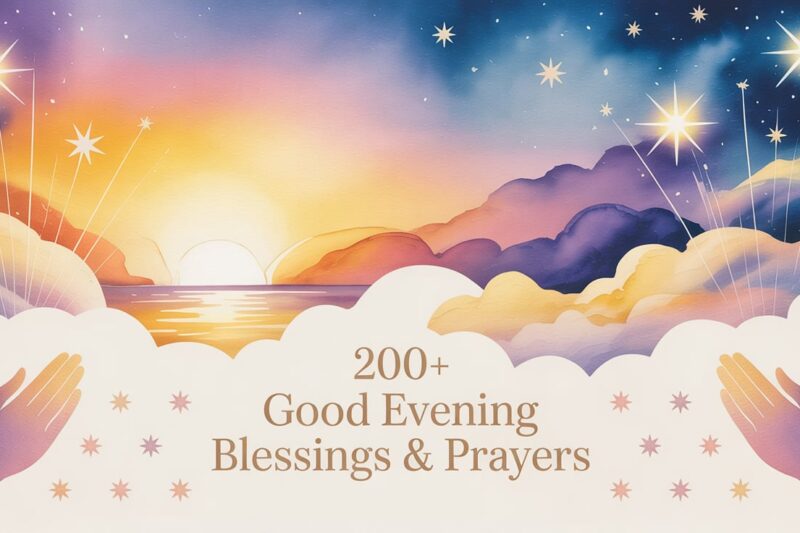 Good Evening Blessings and Prayers: 200+ Messages to Share