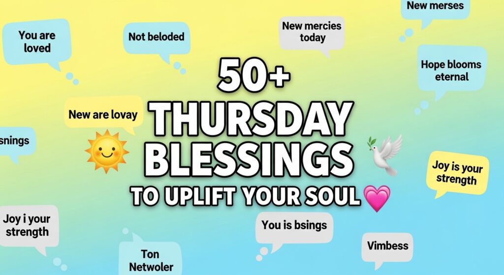 good morning thursday inspirational blessings