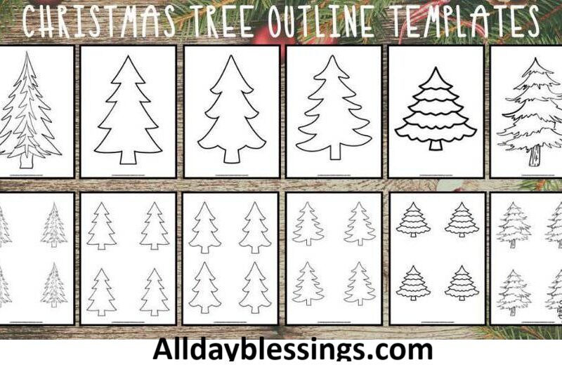 10 Christmas Tree Template (Free Printables): Full Guide in 2025