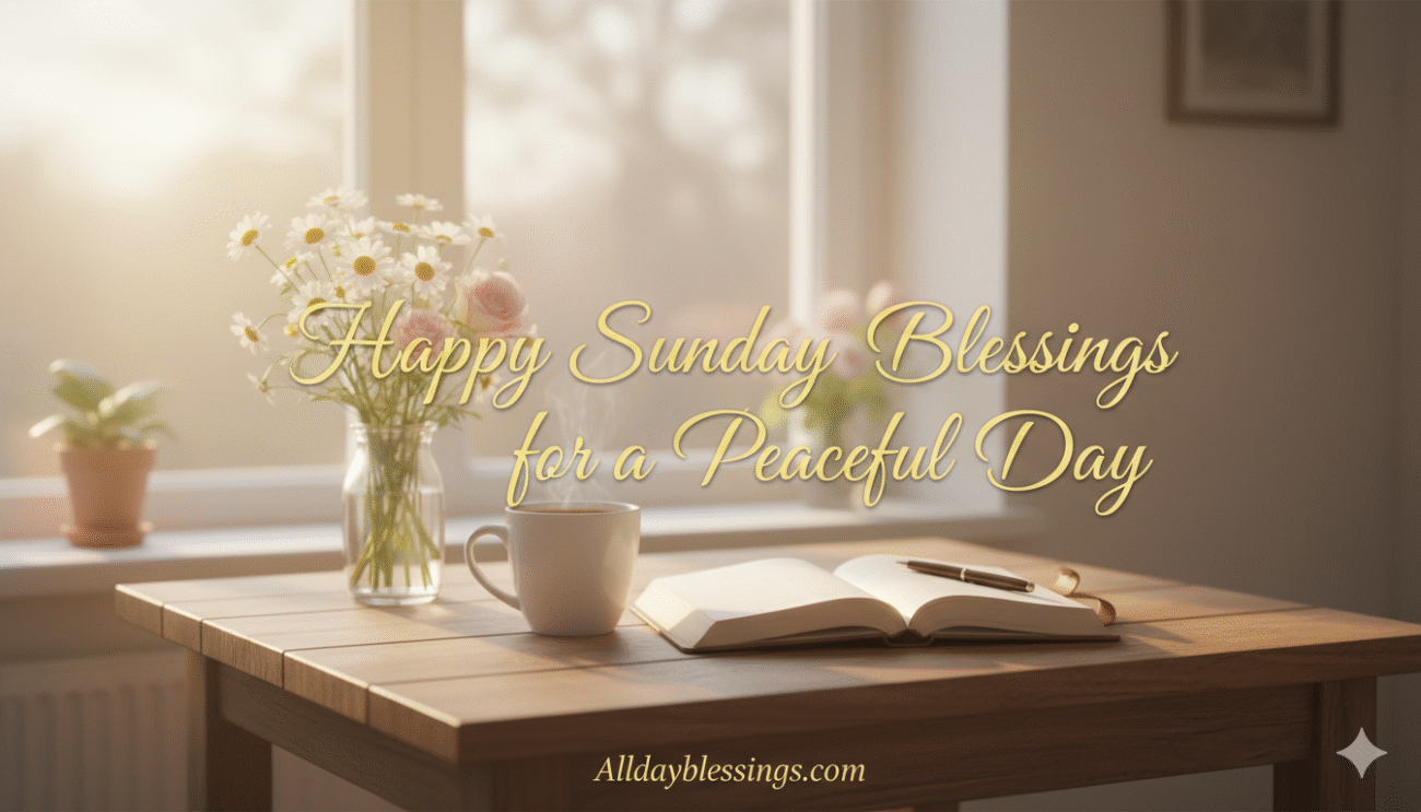 100+ Happy Sunday Morning Blessings and Wishes for a Peaceful Day
