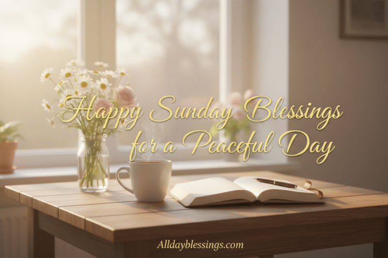 100+ Happy Sunday Morning Blessings and Wishes for a Peaceful Day