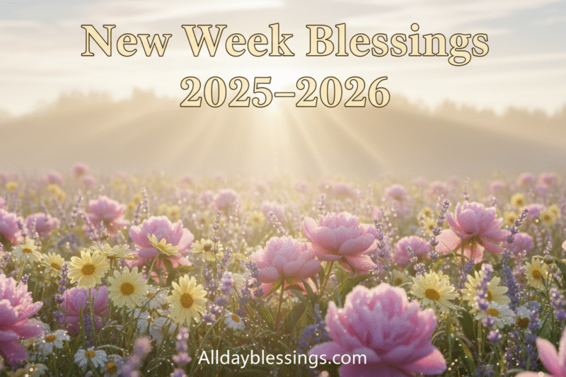100+ Inspirational New Week Blessings 2025-2026