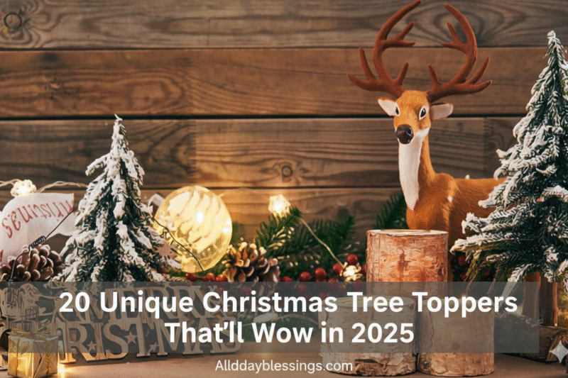 20 Unique Christmas Tree Toppers That’ll Wow in 2025