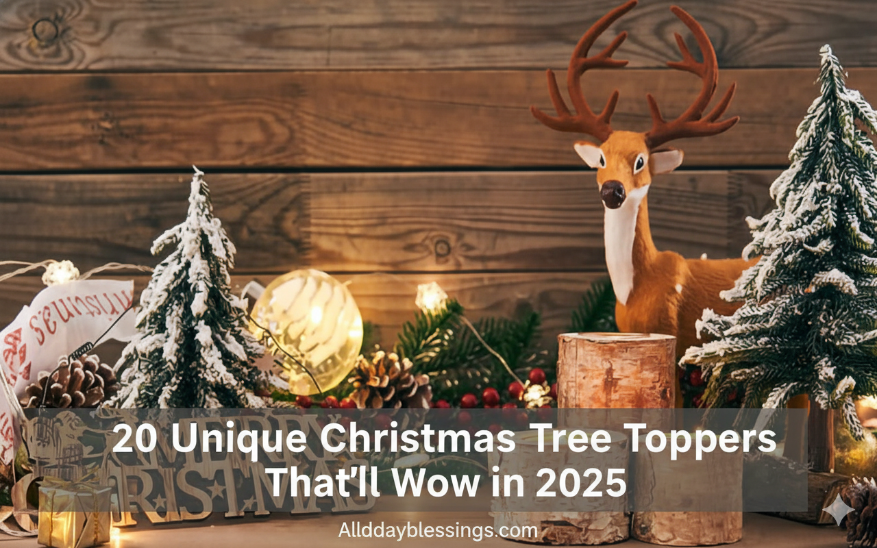 20 Unique Christmas Tree Toppers That'll Wow in 2025