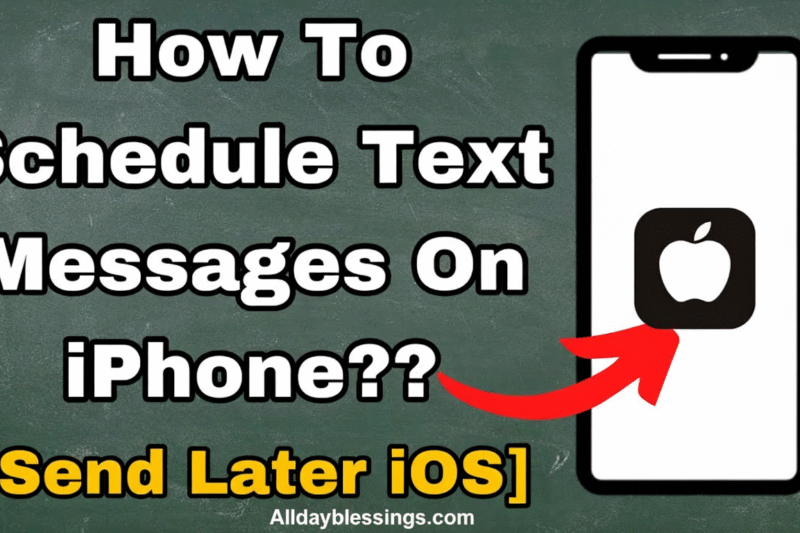 How To Schedule Text Messages On iPhone in 2025