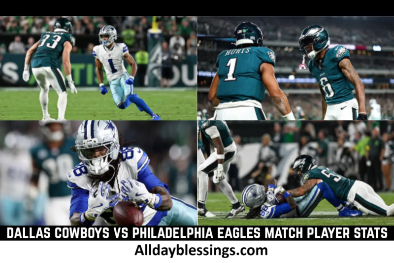 Dallas Cowboys vs Philadelphia Eagles Match Player Stats (2025)